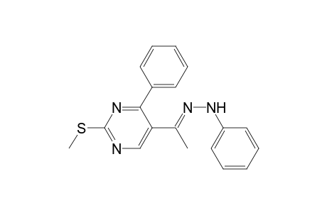N-[(E)-1-(2-methylsulfanyl-4-phenyl-pyrimidin-5-yl)ethylideneamino]aniline