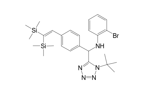 N-{[4-(2,2-Bis(trimethylsilyl)ethenyl)phenyl](1-tert-butyl-1Htetrazol-5-yl)methyl}2-boromoaniline