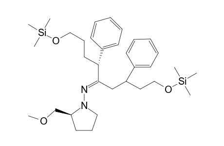 1-Pyrrolidinamine, 2-(methoxymethyl)-N-[2-phenyl-1-[1-phenyl-4-[(trimethylsilyl)oxy]butyl]-5-[(trimethylsilyl)oxy]pentylidene]-, [2S-[1[1(S*),2S*],2R*]]-