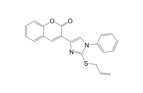3-(1-Phenyl-2-allylmercapto-4-imidazolyl)-2H-1-benzopyran-2-one