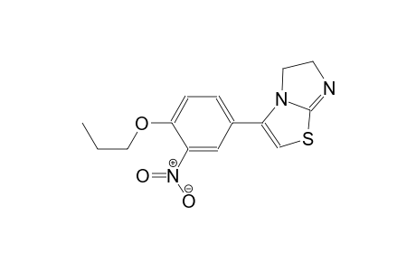 imidazo[2,1-b]thiazole, 5,6-dihydro-3-(3-nitro-4-propoxyphenyl)-