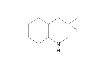 cis-DECAHYDRO-3beta-METHYLQUINOLINE