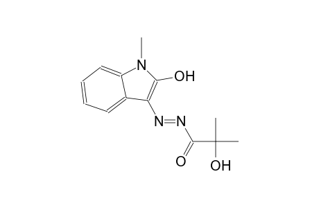 1H-indol-2-ol, 3-[(E)-(2-hydroxy-2-methyl-1-oxopropyl)azo]-1-methyl-