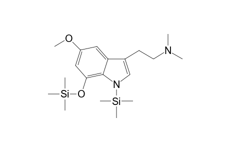 5-Methoxy-7-hydroxy-N,N-dimethyltryptamine 2TMS
