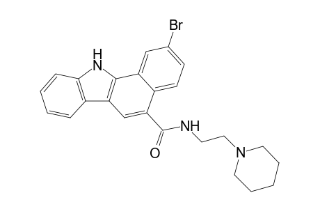 2-Bromo-N-(2-(piperidin-1-yl)ethyl)-11H-benzo[a]carbazole-5-carboxamide