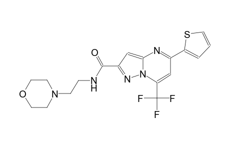 N-[2-(4-morpholinyl)ethyl]-5-(2-thienyl)-7-(trifluoromethyl)pyrazolo[1,5-a]pyrimidine-2-carboxamide