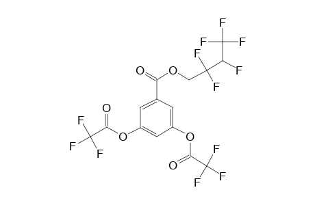 3,5-Dihydroxybenzoic acid, o,o'-bis(trifluoroacetyl)-, 2,2,3,4,4,4-hexafluorobutyl ester