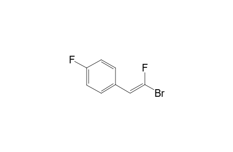 1-BROMO-1-FLUORO-2-(4-FLUOROPHENYL)-ETHENE;TRANS-ISOMER