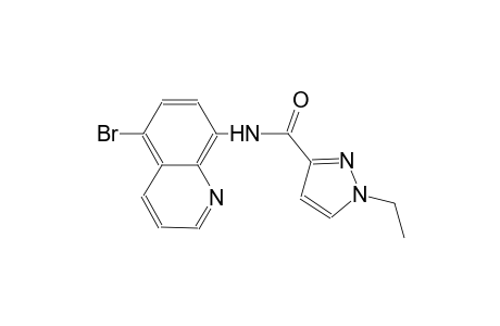 N-(5-bromo-8-quinolinyl)-1-ethyl-1H-pyrazole-3-carboxamide