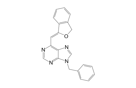 6-[(Z)-3H-2-benzofuran-1-ylidenemethyl]-9-(phenylmethyl)purine