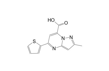 pyrazolo[1,5-a]pyrimidine-7-carboxylic acid, 2-methyl-5-(2-thienyl)-