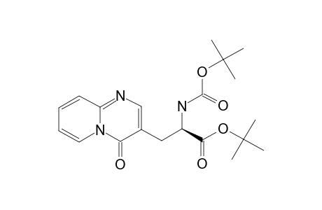 TERT.-BUTYL-(2S)-2-TERT.-BUTOXYCARBONYLAMINO-3-(4-OXOPYRIDO-[1,2-A]-PYRIMIDIN-3-YL-)-PROPIONATE