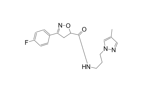 5-isoxazolecarboxamide, 3-(4-fluorophenyl)-4,5-dihydro-N-[3-(4-methyl-1H-pyrazol-1-yl)propyl]-