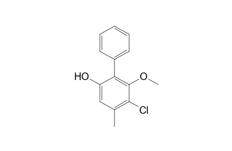 4-Chloro-3-methoxy-5-methyl-2-phenylphenol