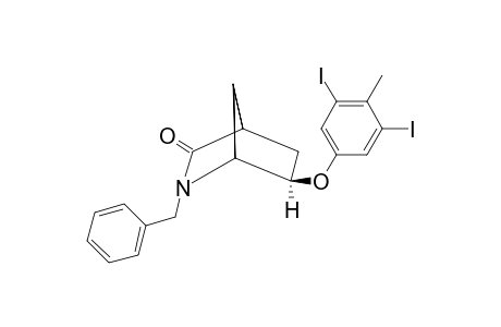 2-Benzyl-3-oxo-6-exo-[3,5-dijodo-4-methyl-phenoxy]-2-azabicyclo-[2.2.1]-heptane