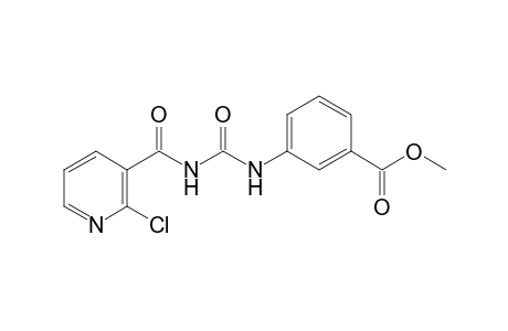 m-[3-(2-chloronicotinoyl)urido]benzoic acid, methyl ester
