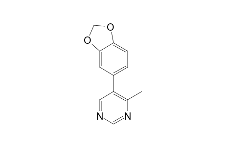 4-Methyl-5-(3,4-methylenedioxy)-phenylpyrimidine
