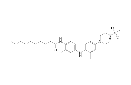 Decanamide, N-[4-[[4-[ethyl[2-[(methylsulfonyl)amino]ethyl]amino]-2-methylphenyl]amino]-2-methylphenyl]-