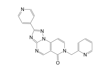 pyrido[3,4-e][1,2,4]triazolo[1,5-a]pyrimidin-6(7H)-one, 2-(4-pyridinyl)-7-(2-pyridinylmethyl)-