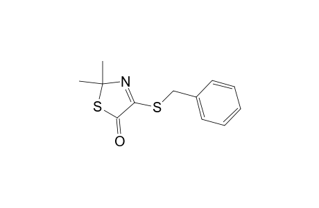 5(2H)-Thiazolone, 2,2-dimethyl-4-[(phenylmethyl)thio]-
