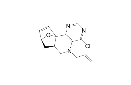 (+-)-(6aR,8S)-5-Allyl-4-chloro-5,6,6a,7,8,10a-hexahydro-8,10a-epoxypyrimido[5,4-c]isoquinoline