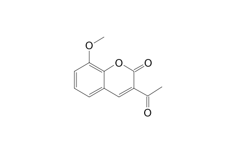 3-Acetyl-8-methoxycoumarin