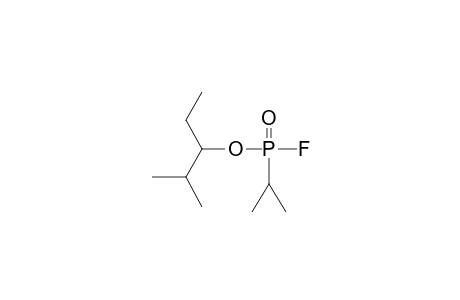 1-Ethyl-2-methylpropyl isopropylphosphonofluoridoate