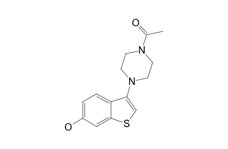 3-(4-ACETYL-1-PIPERAZINYL)-6-HYDROXY-BENZO-[B]-THIOPHENE