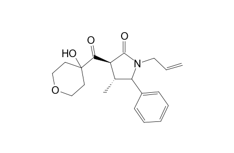 (3S,4R)-1-Allyl-3-[(4-hydroxytetrahydropyran-4-yl)carbonyl]-4-methyl-5-phenylpyrrolidin-2-one