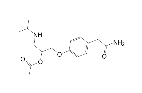 2-[4-(2-Amino-2-oxoethyl)phenoxy]-1-[(isopropylamino)methyl]ethyl acetate