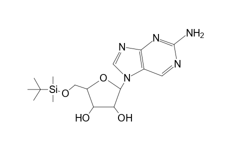 3,4-Dihydroxy-5-[(t-butyldimethylsilyl)oxymethyl]-perhydrofuran-2-(2'-aminopurine)