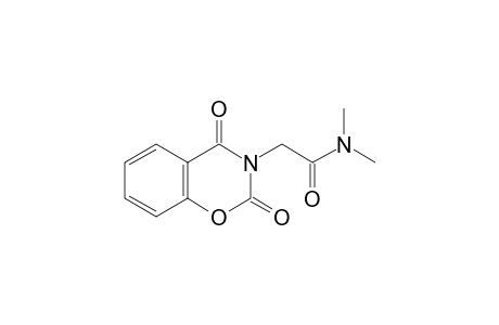 3,4-dihydro-N,N-dimethyl-2,4-dioxo-2H-1,3-benzoxazine-3-acetamide