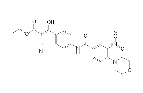 2-propenoic acid, 2-cyano-3-hydroxy-3-[4-[[4-(4-morpholinyl)-3-nitrobenzoyl]amino]phenyl]-, ethyl ester, (2Z)-