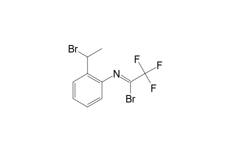 N-[2-(1-Bromoethyl)phenyl]-2,2,2-trifluoroacetimidoyl Bromide