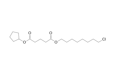 Glutaric acid, cyclopentyl 8-chlorooctyl ester