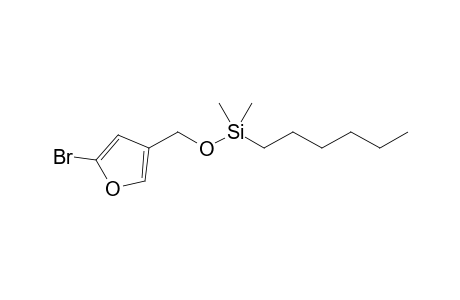 5-Bromo-3-[(dimethylhexylsilyloxy)methyl]furan