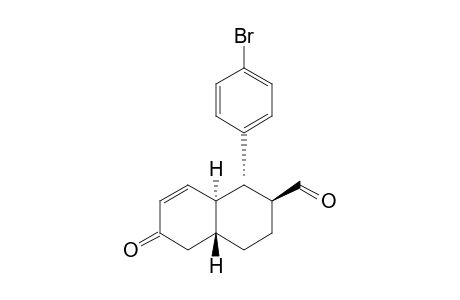 (1S,2S,4aR,8aS)-1-(4-bromo-phenyl)-6-oxo-1,2,3,4,4a,5,6,8a-octahydro-naphthalene-2-carbaldehyde
