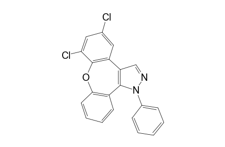 5,7-Dichloro-1-phenyldibenzo[2,3:6,7]oxepino[4,5-d]pyrazole