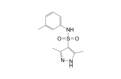 3,5-dimethyl-N-(3-methylphenyl)-1H-pyrazole-4-sulfonamide