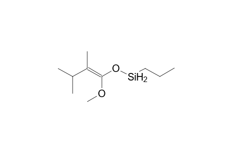 1-Methoxy-1-propylsilyl-2,3-dimethylbutene