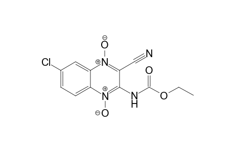 3-( Ethoxycarbonyl)amino-7-chloro-2-quinoxalinecarbonitrile-1,4-di(N,N)-oxide