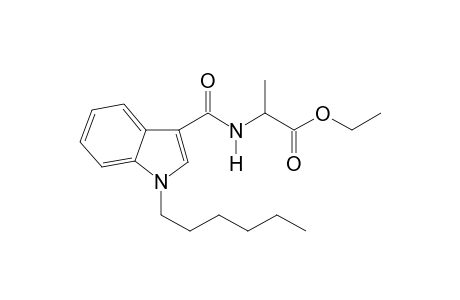 Ethyl 2-([(1-hexyl-1H-indol-3-yl)carbonyl]amino)propanoate