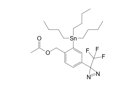 4-[3'-(Trifluoromethyl)-2-(tributylstannyl)-3H-diazirin-3'-yl]benzyl Acetate