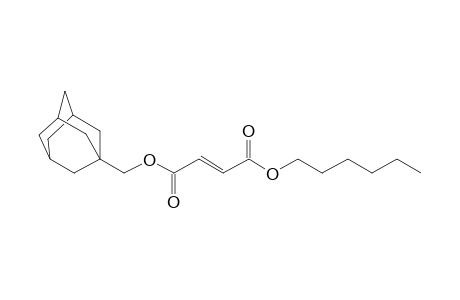 Fumaric acid, 1-adamantylmethyl hexyl ester