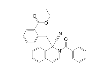 Isopropyl 2-[(2'-benzoyl-1'-cyano-1',2'-dihydroisoquinolin-1'-yl)methyl]-benzoate