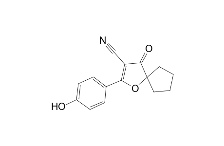 2-(4-Hydroxyphenyl)-4-oxo-1-oxaspiro[4.4]non-2-ene-3-carbonitrile