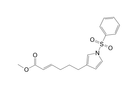 Methyl -6-[1-(phenylsulfonyl)-1H-pyrrol-3-yl)-2-hexenoate isomer