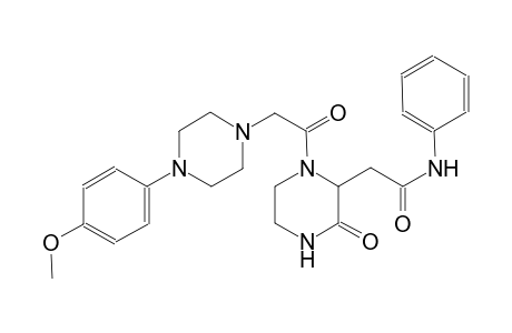 2-piperazineacetamide, 1-[[4-(4-methoxyphenyl)-1-piperazinyl]acetyl]-3-oxo-N-phenyl-