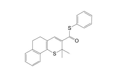 S-Phenyl 5,6-dihydro-2,2-dimethyl-2H-naphtho[1,2-b]thiopyran-3-carbothioate