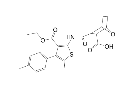 3-({[3-(ethoxycarbonyl)-5-methyl-4-(4-methylphenyl)-2-thienyl]amino}carbonyl)-7-oxabicyclo[2.2.1]heptane-2-carboxylic acid